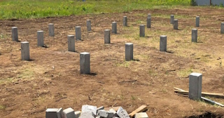 Фундамент на забивных жб сваях под ключ в Кинешме - фундамент из забивных железобетонных свай цена от 3222 руб/м2